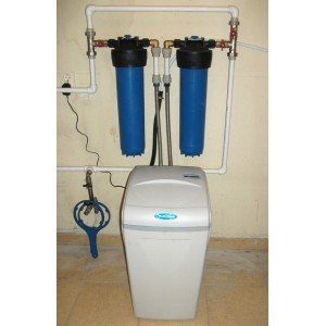 Умягчитель Аквафор WaterBoss 700 + Гросс 2 шт. + ОСМО-Кристалл 50 исп.4 + Соль 2 мешка