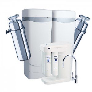 Умягчитель Аквафор WaterMax AKQ  + Викинг 2 шт. + Морион + Соль 2 мешка